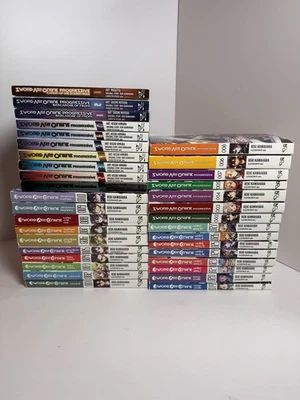 Paquete de libro de novela ligera/manga Sword Art Online | volúmenes en descripción 35 volúmenes Foto 1 de 4