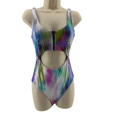 BeBe Monokini Colorido Tie Dye Estrás Cremallera Mujer Mediano Foto 1 de 4