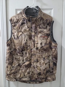 SITKA KELVIN AEROLITE VEST SIZE LARGE L OPTIFADE MARSH CAMO CAMOUFLAGE INSULATED - Picture 1 of 11