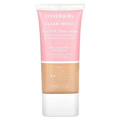 Clean Fresh, Skin Milk Nourishing Foundation, 550 Light/Medium, 1 fl oz (30 ml) - Image 1 of 3