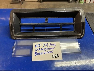 69-74 Econoline Van Mid Ford e100 e200 e300 cuadro de instrumentos bisel #528 Foto 1 de 3