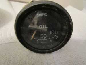 Triumph TR250 TR6 Oil Pressure Gauge 1968-1972 Smiths #PL2302/33 - Picture 1 of 3