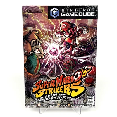 Super Mario Strikers Retail Box Nintendo GameCube Japan New Sealed - Image 1 of 4
