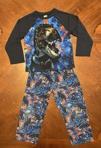 Boys Dinosaur Pajamas Set Longsleeve Pants Size S 5/6 Children’s Place - Picture 1 of 7