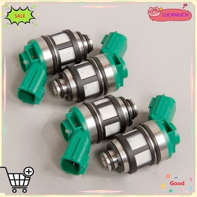 4X Inyectores de combustible para Nissan Frontier 2,4 L 1998 1999 2000 2001 2002 2003 2004 Foto 1 de 4