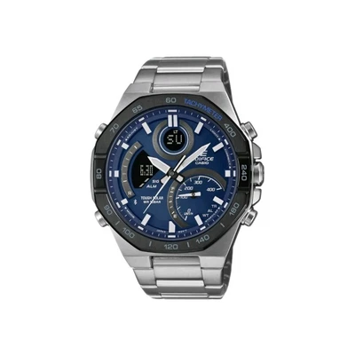 Casio EDIFICE Analog-Digital Mobile Link Tough Solar ECB950DB-2A 100M Mens Watch - Image 1 of 4