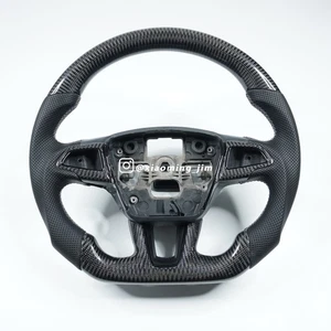 Real Carbon Fiber Alcantara Steering Wheel for Ford Focus ST/RS - Picture 1 of 6