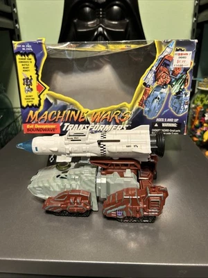 Figura Kenner 1996 Transformers Soundwave Machine Wars de colección faltante radar Foto 1 de 4