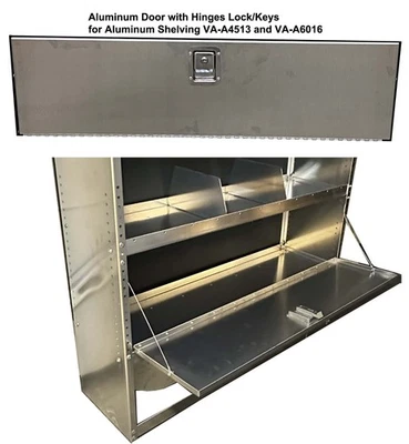 Kit de puerta de aluminio para estantería de furgoneta para techo medio y alto (VA-A-6016) ¡NUEVO! Foto 1 de 3