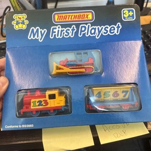 Matchbox My First Playset tractor, camión con remolque 1989 BS5665 - Imagen 1 de 6