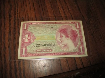 USA ONE DOLLAR  MILITARY PAYMENT CERTIFICATE SERIES 641  1965 - 1968 - Image 1 of 2