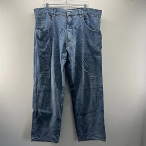 Pelle Pelle Vintage Y2K Jeans Baggy Wide Leg 90s Cyber Mall Goth Skater 44x34 - Picture 1 of 9