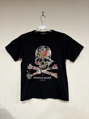 Camiseta Mastermind World Japón Gráfico Calavera Talla Grande Negra Foto 1 de 3