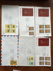 12 Different United Nations First Day Covers From 1963 - Picture 1 of 2
