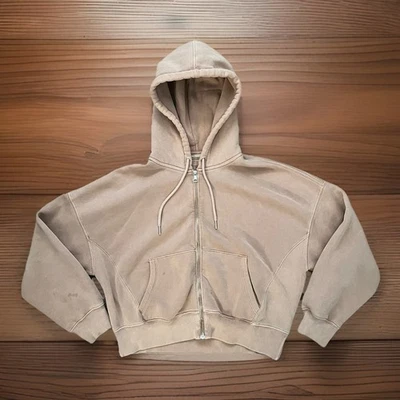 Suéter Abercrombie & Fitch Mujer L Cremallera Chaqueta Rosa Informal Suave A F Vellón Foto 1 de 4