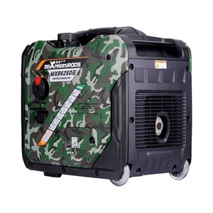 Gasoline 5500 Peak / 5000 Rated Watt 120V/240V Generator Inverter with Wheel Kit - Picture 1 of 16
