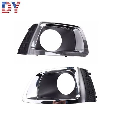 Pair Fog Light Trim For 2014-2018 Subaru Forester 57731SG080 57731SG090 - Image 1 of 4
