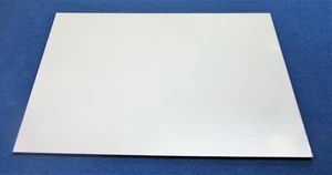 Alu-Verbundplatte 3mm weiß Zuschnitt DIN A4 297 x 210mm Werbeschild Firmenschild - Bild 1 von 4
