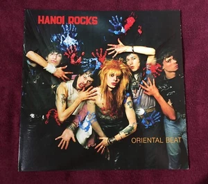 COMO NUEVO ~ Hanoi Rocks - Oriental Beat 12" LP Reino Unido Prensado 1983 Glam Rock LICLP 3 - Imagen 1 de 13