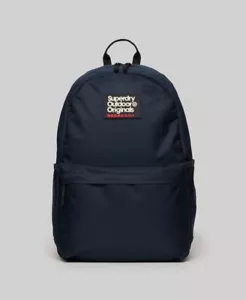 Superdry Bolso Mochila Mochila Correas Acolchadas Mochila Clásica Montana Azul Marino - Imagen 1 de 5