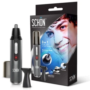 Schon Edelstahl wiederaufladbarer 3-in-1 Trimmer/Clipper (dunkelgrau) (NEU) - Bild 1 von 3