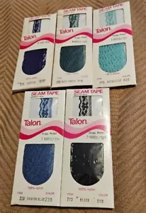 Vintage Fersennahtband Set 3 Yards Spitze 5 Farben - Bild 1 von 13