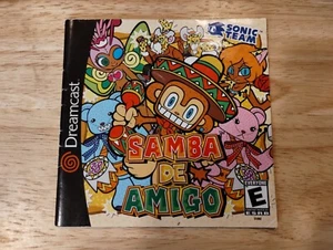 Samba de Amigo Sega Dreamcast Instruction Manual Only - Picture 1 of 7