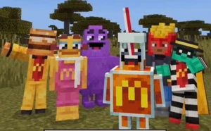 [CODE ONLY, SENT FAST] McDonald's Minecraft Skin Zombie Grimace Soda Potion Fry - Picture 1 of 8