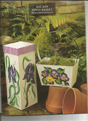 Patrones de pintura hojas de trabajo Donna Dewberry margaritas girasoles rosas cintas N01 Foto 1 de 4