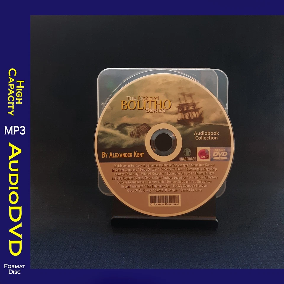 The RICHARD BOLITHO Series By Alexander Kent - 25 MP3 Audiobook Collection Foto 1 de 1