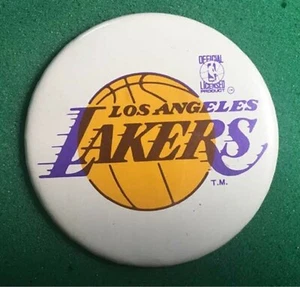 LOS ANGELES LAKERS CLASSIC LOGO - OFFICIALLY LICENSED PIN BACK BUTTON - Bild 1 von 1