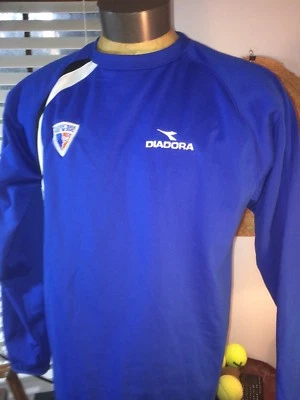 Camiseta de fútbol de poliéster DIADORA camisa polar manga larga Tampa Bay Sun Bowl azul Foto 1 de 4