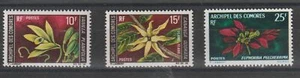 1970 Comores Flora Flowers 3 Values No. 53/56 New MNH MF124077 - Picture 1 of 1