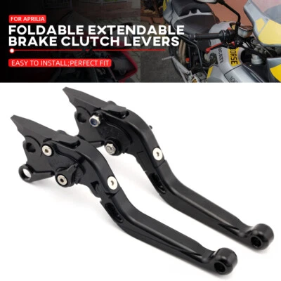Складные выдвижные рычаги тормозного сцепления для Aprilia Dorsoduro 750/1200 Tuono 1000 - Изображение 1 из 4