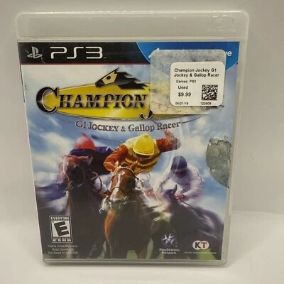 Champion Jockey G1 Jockey & Gallop Racer PS3 PAL 2 Complete with Manual - Image 1 of 4