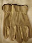 1 Pair Large Leather Cow Grain Driving/Work Gloves
