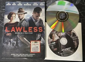 Lawless (DVD, 2012) Includes Audio Book Disc - Foto 1 di 1