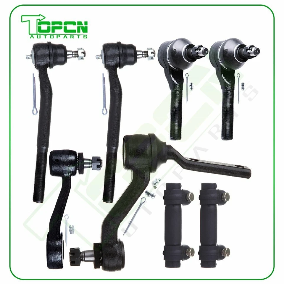 8x Inner Outer Tie Rods Idler Pitman Arm For 1998-03 04 05 Chevrolet Blazer 4x4 Foto 1 de 4