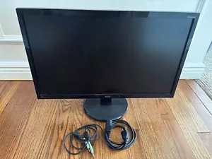 Acer KN242HYL 24" HD Widescreen LCD Desktop Monitor w/ Cables - Picture 1 of 3
