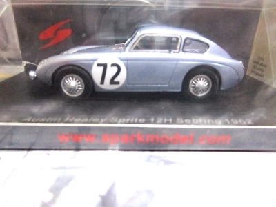 AUSTIN Healey  Sprite Coupe 12h Sebring 1962 #72 Colgale McQueen Spark 1:43 - Bild 1 von 4