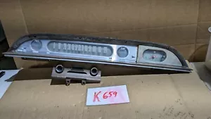 1960 FORD GALAXIE FAIRLANE ORIGINAL SPEEDOMETER INSTRUMENT GAUGE CLISTER - Picture 1 of 17