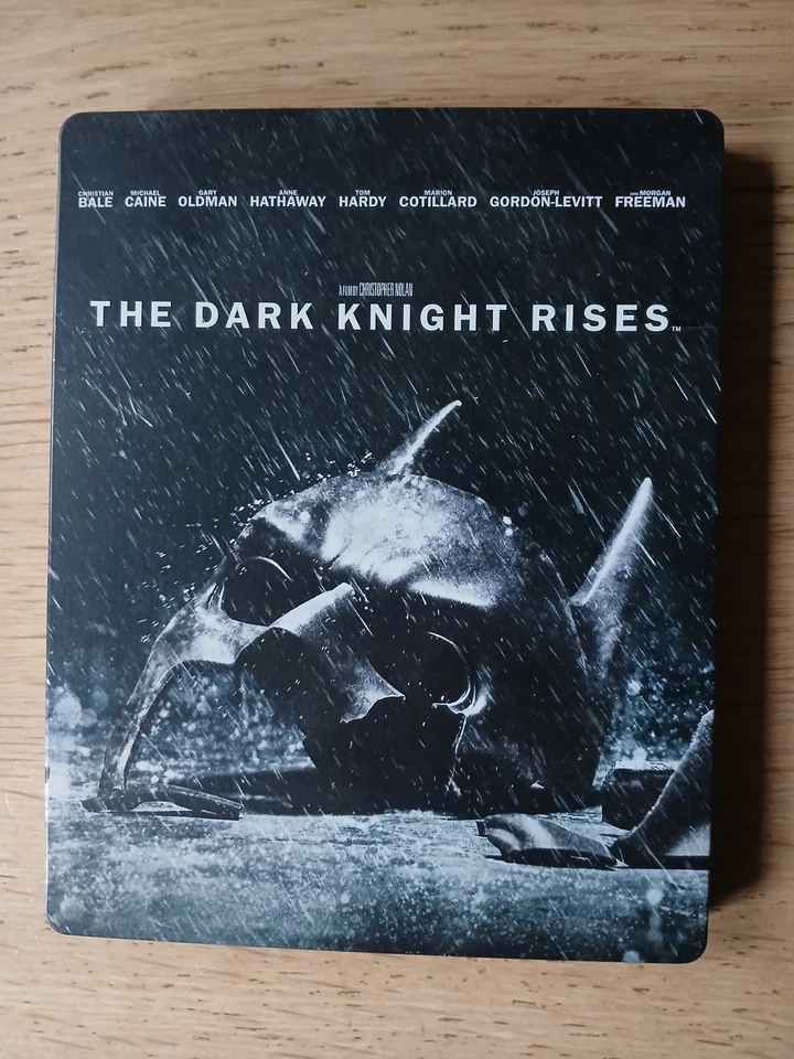 The Dark Knight Rises (Blu-Ray, 2 Blu-Ray Discs) SteelBook Batman Christian Bale - Image 1 of 1