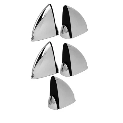 UXCELL Metal Adjustable Shelf Clip Clamp Support Bracket 5pcs for 5mm-18mm Thick Glass