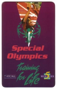 Tarjeta telefónica de 5 m de Olimpiadas Especiales 'Entrenamiento para la Vida' - Imagen 1 de 1