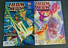 MARVEL IRON MAN # 9 AND MARVEL IRON MAN # 10 TWO BOOK LOT