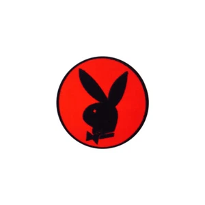 Playboy Kreis Aufbügeln Patch Nähen Abzeichen bestickt Tuch Aufnäher - Bild 1 von 1