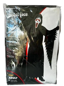 Spirit Halloween Light Up Ghost Face Adult OS Costume Robe Mask Belt Battery Box - Picture 1 of 4