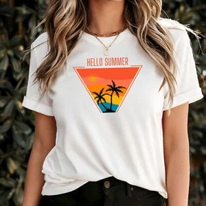 Premium Classic T-Shirt für Herren & T-Shirt für Damen, Sommerurlaub - Bild 1 von 5