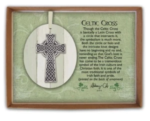 Celtic Cross Ornament - Pewter - Gift Boxed (CO953) - Picture 1 of 1