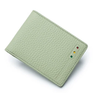 Men leather RFID Blocking Minimalist Wallet Card Front Pocket Bifold Travel Thin - Picture 1 of 29